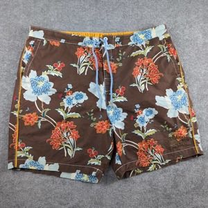 Tommy Bahama Swim Trunks Mens Extra Large Mesh Lined Floral Hawaiian Relax Beach